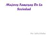 Mujeres Famosas