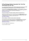 El Paso Mortgage Bankers Association Fair: First-Time Home-Buyers Can Get Tips …