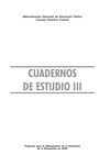 Cuaderno III Matemática