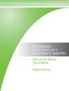 Matematicas Programas de Estudio 2011 Guía para el maestro