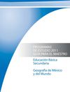 Geografia Programas de Estudio 2011. Guía para el maestro.