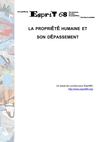 La propriété humaine et son dépassement