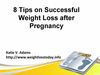 8 Tips on Successful Weight Loss after Pregnancy