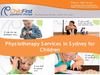Children’s Physiotherapy Services in Sydney