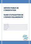 Guide d'utilisation de l'espace collaboratif
