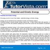 Potential and Kinetic Energy 