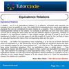Equivalence Relations 