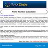 Prime Number Calculator 