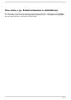Give giving a go: American lessons in philanthropy