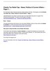Charity Tax Relief Cap : News, Politics &amp; Current Affairs – Page 3 …