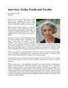 Interview: Techie, Foodie and Novelist