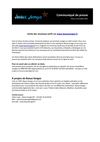 Sortie des tarifs 2012/2013 Beaux Songes