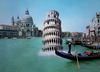 Fotomontaggio Pisa-Venezia