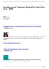 Ramallah Journal: Palestinians Building Tech Hub in West Bank + MORE