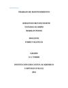 TRABAJO DE MANTENIMIENTO MANUAL