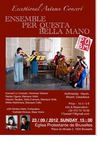 23/09/2012 concert van ensemble Per Questa Bella Mano