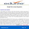 Graph the Linear Equation 
