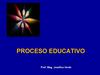 Proceso educativo y educación terapéutica