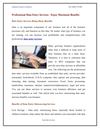 Professional Data Entry Services - Enjoy Maximum Benefits