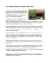 NFL Football Betting Preseason Tip For You