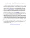 Alternative Medicine And Programs To Help Cure Various Ailments
