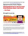 Facebook Money Market Local Business Malaysia Thailand
