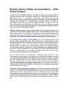 Rainbow Beach Holiday Accommodation - What Should I Expect