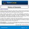 History of Geometry