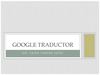 clase de Google traductor