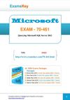 Free Microsoft 70-461 Exam PDF | Examskey