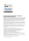 Arendals Fossekompani ASA (AFK) - Financial and Strategic SWOT Analysis Review