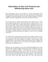 Information On New York Property loan Refinancing Home Loan