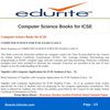 Computer Science Books for ICSE