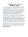 Fixing Them All to Protect Property Assets