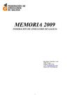 2009 - Memoria de Actividades