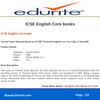 ICSE English Core books