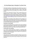 Ten Press Release Ideas to Strengthen Your Brand Clout