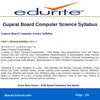 Gujarat Board Computer Science Syllabus
