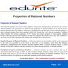 Properties of Rational Numbers 