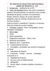 PROYECTO INSTITUCIONAL