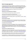 How to increase page rank