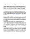 Filing a Propecia Personal Injury Lawsuit in California