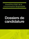 Dossiers de candidature Grand Prix ESSEC de la Consommation Responsable 2012