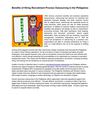 The Benefits of Hiring Recruitment Process Outsourcing in the Philippines