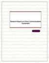Research Report on China Communications Equipment