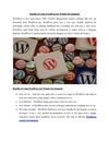 Benefits of Using WordPress for Website Development