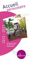 Accueil périscolaire 2012-2013 