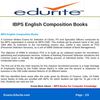 IBPS English Composition Books