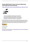 Omega J8006 Nutrition Center Commercial Masticating Juicer, Black and Chrome Reviews