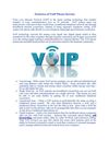Features of VoIP Phone Service